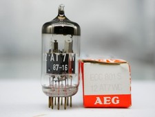 1x AEG 12AT7W ECC801S 6201