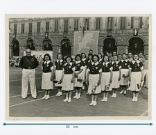 Giovani Fasciste Fascismo Torino Uniforme Divisa PNF Ventennio foto 16x22