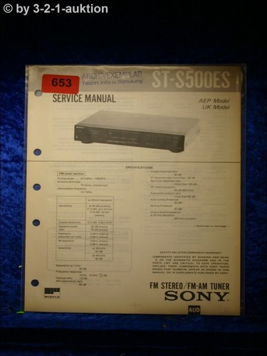 Manuale servizio sony st - servizio,