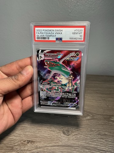 Rayquaza vmax psa carte - rayquaza, 10