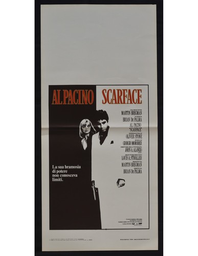 Locandina scarface brian - brian, de