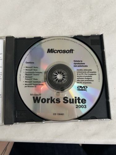Microsoft works suite 2003 - microsoft,