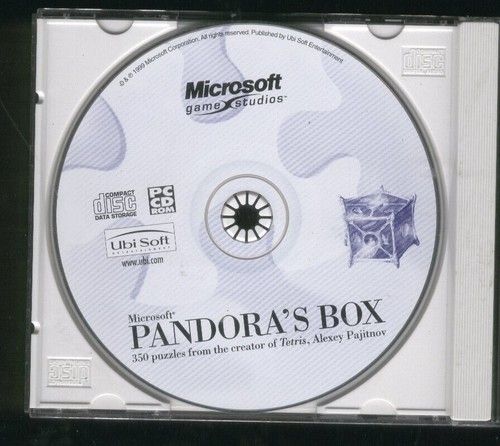 Pandora box 350puzzles cd - pandora's, pc