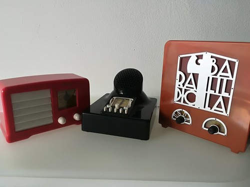 Radio epoca miniatura - radio,