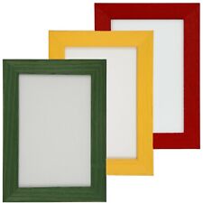 CORNICE IN LEGNO PIATTINA DA 2 CM VERDE GIALLO ROSSO DISPONIBILE IN 54 FORMATI