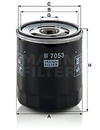 Mann filter filtro olio w - filtro,
