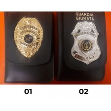 Portafoglio Placca GUARDIA GIURATA Caduno - MODELLO Vega Italiano