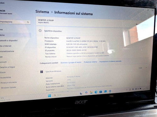 Acer aspire 4830tg 8gb ram - 8gb, |