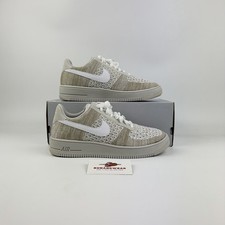 Nike Air Force 1 Flyknit 2.0 Light Bone Uomo IB7675-001 Taglia EU 43/44 NUOVE