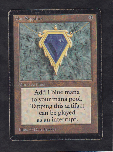 Magic mtg mox sapphire - magic,