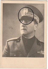 GENERALE FASCISMO AUTOGRAFO SINDACO VERONA RAFFALDI UNIFORME MILIZIA FERROVIARIA