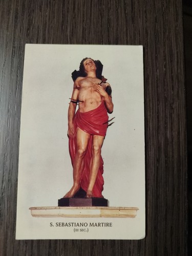 San sebastiano holy card - san, sebastiano,