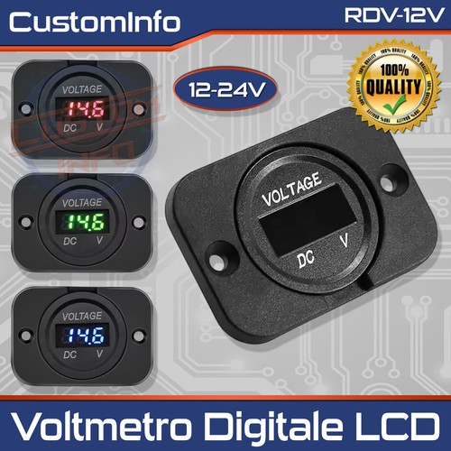 Voltmetro digitale 24v - voltmetro, led