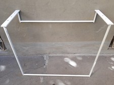 Appendiabiti bianco a muro ad aste orizzontali