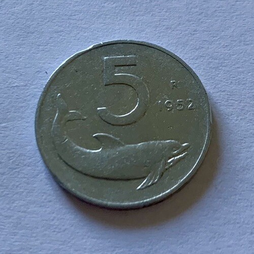Moneta 5 lire 1952 - 🇮🇹,