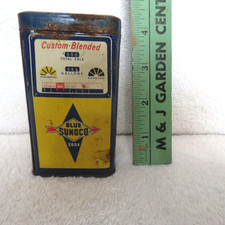 Banco monete vintage latta blu