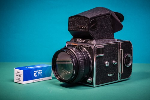 Kiev 6x6 fotocamera medio - kiev,