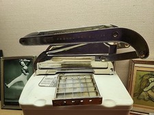 Vintage EKCO Miracle 2-in-1 due dimensioni acciaio inox tagliapasta francese scatola USA