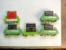 LOTTO DI 5 RELE STATICI VARI MODELLI E MARCHE