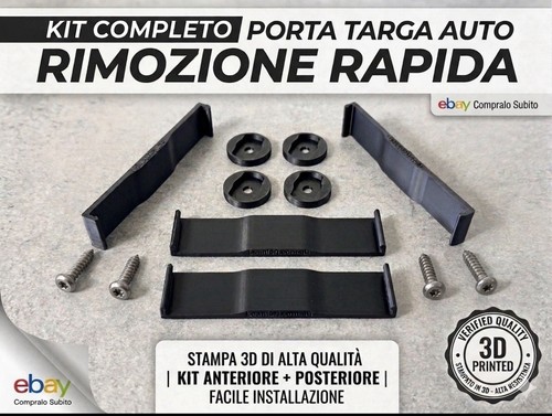 Kit porta targa - porta,