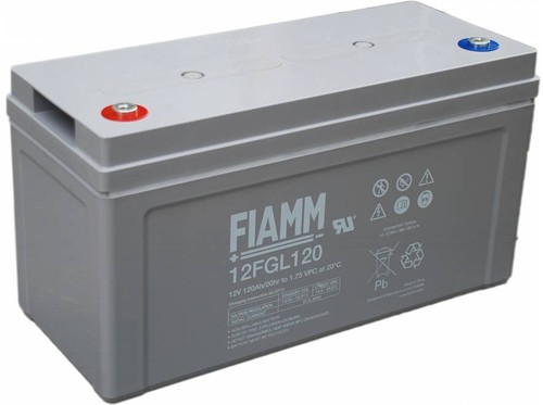 Batteria fiamm 12fgl120 12v - fiamm,