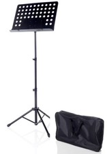 Bespeco Bas 100 leggio professionale forato da orchestra con borsa in nylon