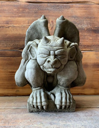 Stone gargoyle gremlin alato - stone,