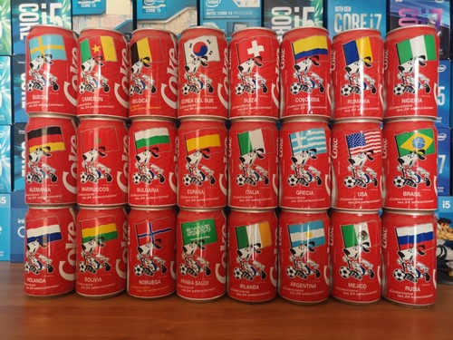 Lattine coca cola - cola:, spagna