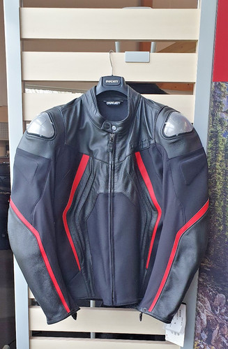 Giacca pelle ducati fighter - di,