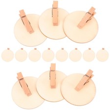  20 mini clip in legno per bacheche, clip, biglietti, promemoria, morsetti,