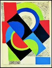 Sonia Delaunay Litografia COA