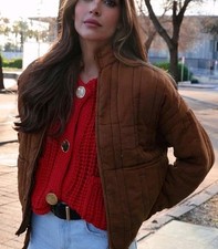 ZARA GIACCA TRAPUNTATA EFFETTO