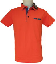 POLO UOMO ELEGANTE ECONOMICA ESTIVA FIRMATA OFFERTA EBAY INGROSSO ARANCIONE ORO
