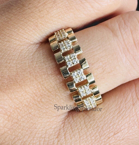 Anello stile rolex - anello, forma