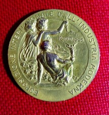 MEDAGLIA BRONZO DORATO