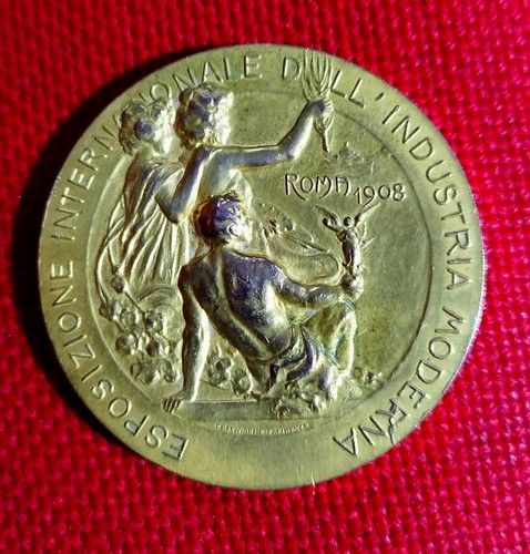 Medaglia bronzo dorato - bronzo,
