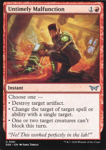 Mtg untimely malfunction - untimely,