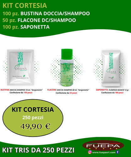 Set cortesia ohana kit - set,