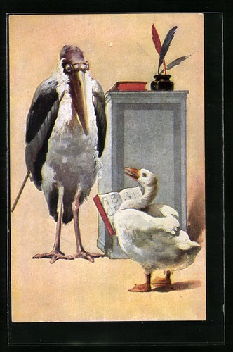 Cartolina artista marabu - cartolina,