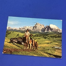 DOLOMITI ALPE DI SIUSI - CARTOLINA A COLORI