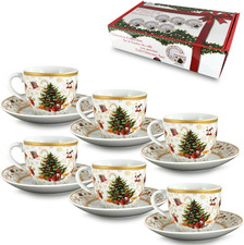 , Set Di 6 Tazze Da Caffè Con