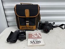 SIGMA SA-300 obiettivo 35 mm con flash HI-Max con borsa