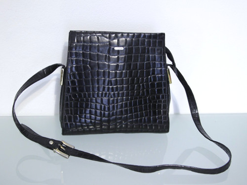Borsa vintage pelle stampa - pelle,