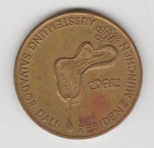 SALVADOR DALI' GETTONE TOKEN MONACO (MM.30) #MD86