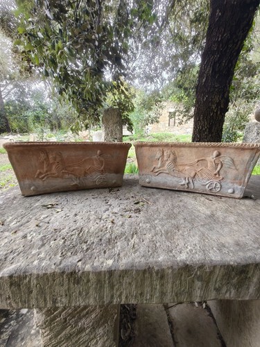 Coppia vasi terracotta