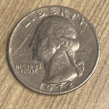 1972 US Washington Quarter