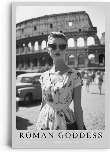 Quadro tela dea romana - dea,