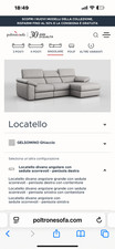 divano Locatello poltrone sofa con chaise sx e con due sedute allungabili 