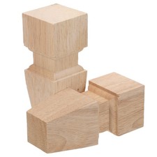  2 gambe per mobili in legno