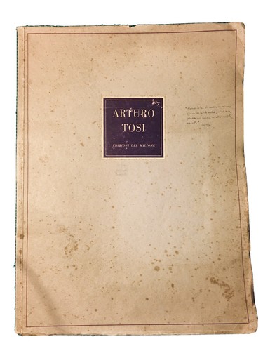 Arturo tosi edizione del - arturo,